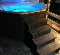 Crystal Spas Big Spa 220x220x102cm 6 személyes masszázsmedence